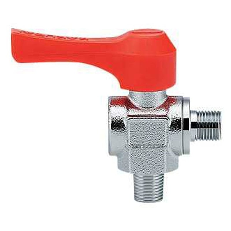 カクダイ 2227373 651-950-3アングル型ミニチュアボールバルブ #651-950-3 1個（ご注文単位1個）【直送品】