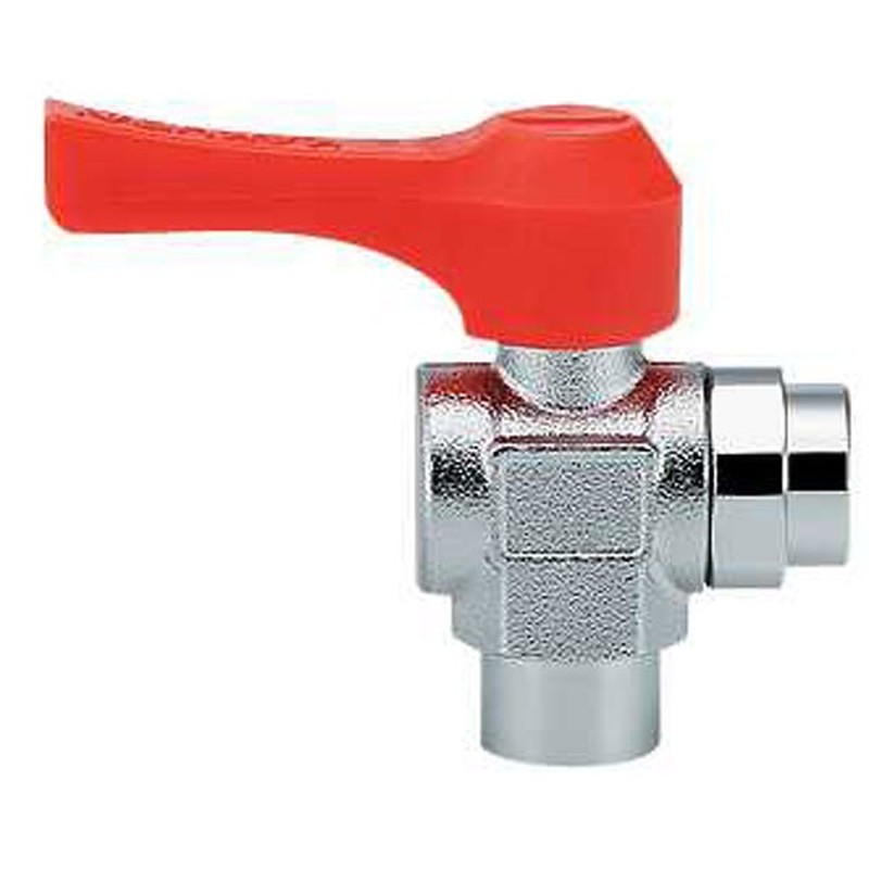 カクダイ 2227383 651-954-3アングル型ミニチュアボールバルブ #651-954-3 1個（ご注文単位1個）【直送品】