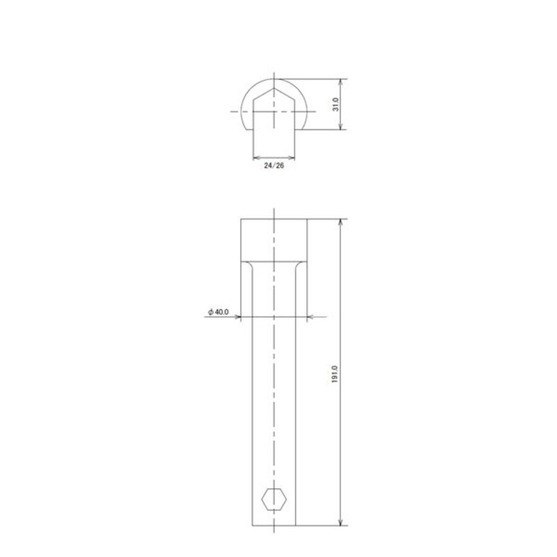 カクダイ 2222804 立カラン締め #6030 1個(ご注文単位1個)【直送品】