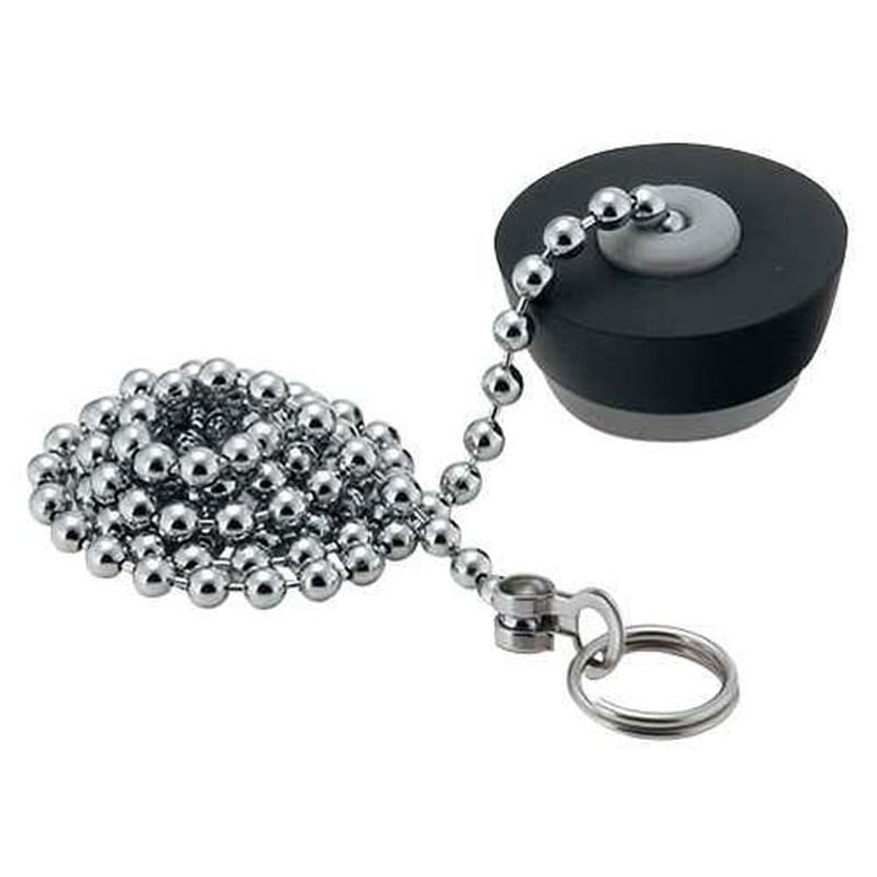 カクダイ 2227924 491-162 バス用ゴム栓くさり付45×34 #491-162 1個（ご注文単位1個）【直送品】