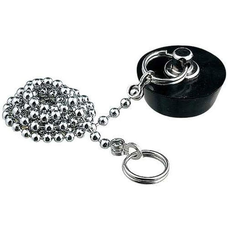 カクダイ 2221923 バス用ゴム栓鎖付/57×50 #491-122 1個(ご注文単位1個)【直送品】