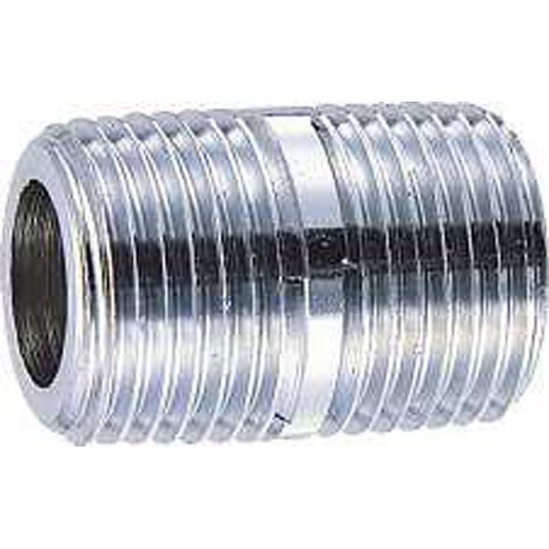 カクダイ 2229723 6137-25 クローム丸ニップル #6137-25 1個（ご注文単位1個）【直送品】