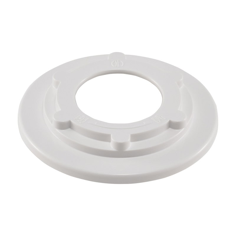 カクダイ 2236114 洗濯機排水トラップ用化粧ナット ホワイト 437-233 1個（ご注文単位1個）【直送品】