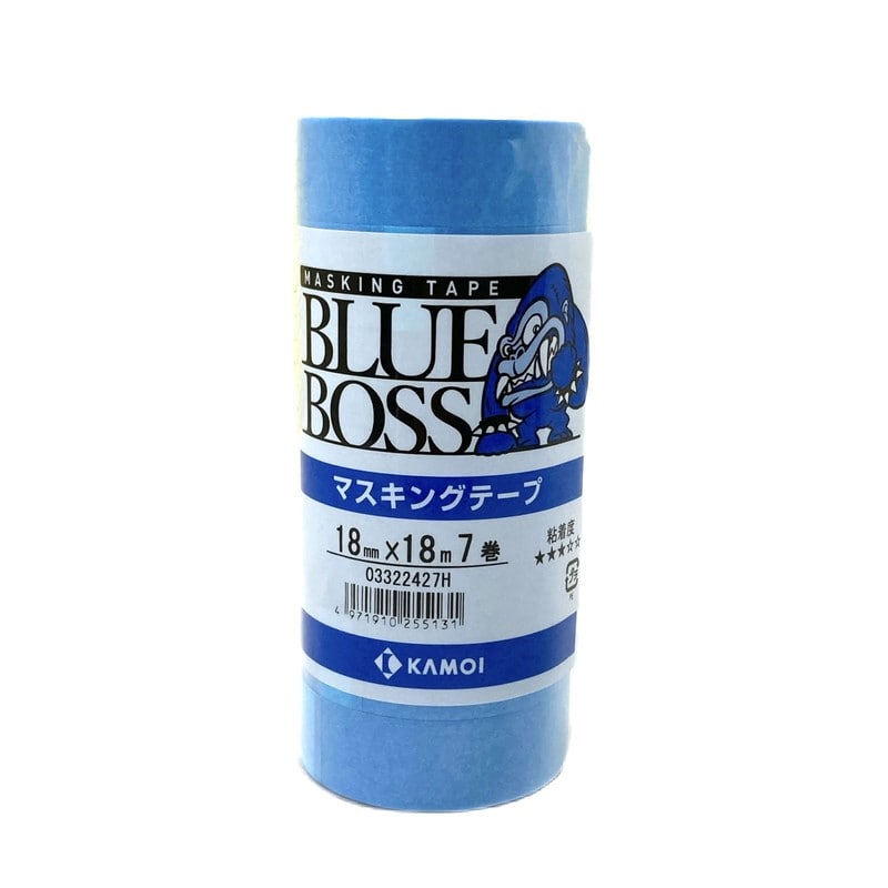 カモ井加工紙 9034838 車両塗装用マスキングテープBLUEBOSS18mm #255131 1個（ご注文単位1個）【直送品】