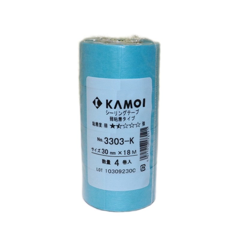カモ井加工紙 9034883 マスキングテープ 30mm×18m 4巻入 #173121 1個（ご注文単位1個）【直送品】