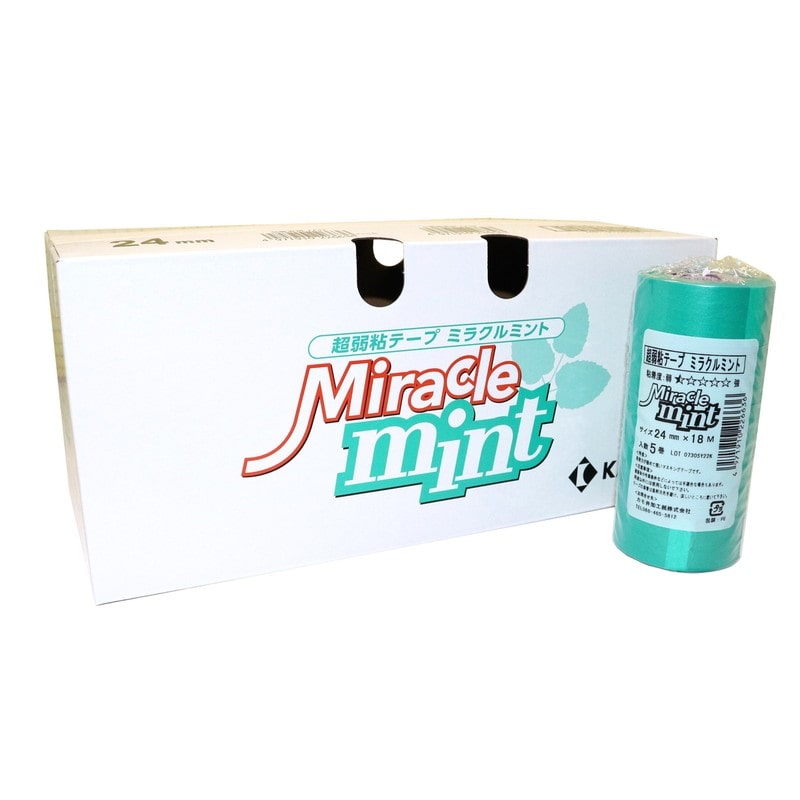 カモ井加工紙 9035074 超弱粘着テープ 24mm×18m 50巻入 #226643 1個（ご注文単位1個）【直送品】