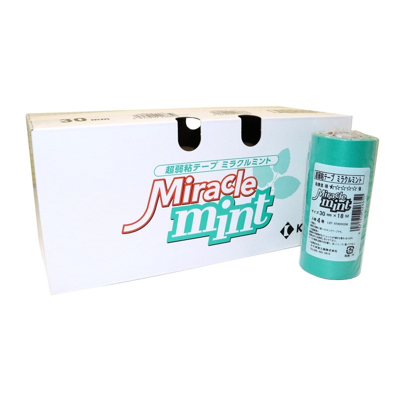 カモ井加工紙 9035075 超弱粘着テープ 30mm×18m 40巻入 #226667 1個（ご注文単位1個）【直送品】