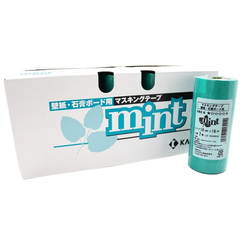 カモ井加工紙 9033066 MINT18-70 マスキングミント 18mm 1個(ご注文単位1個)【直送品】