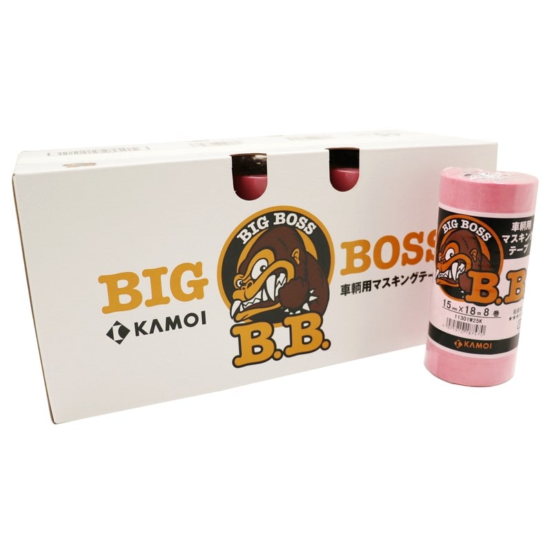 カモ井加工紙 9034947 車両塗装用マスキングテープ 15mm×18m #187487 1個（ご注文単位1個）【直送品】