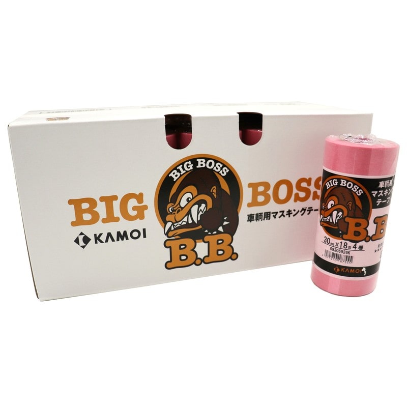 カモ井加工紙 9034951 車両塗装用マスキングテープ 30mm×18m #187562 1個（ご注文単位1個）【直送品】