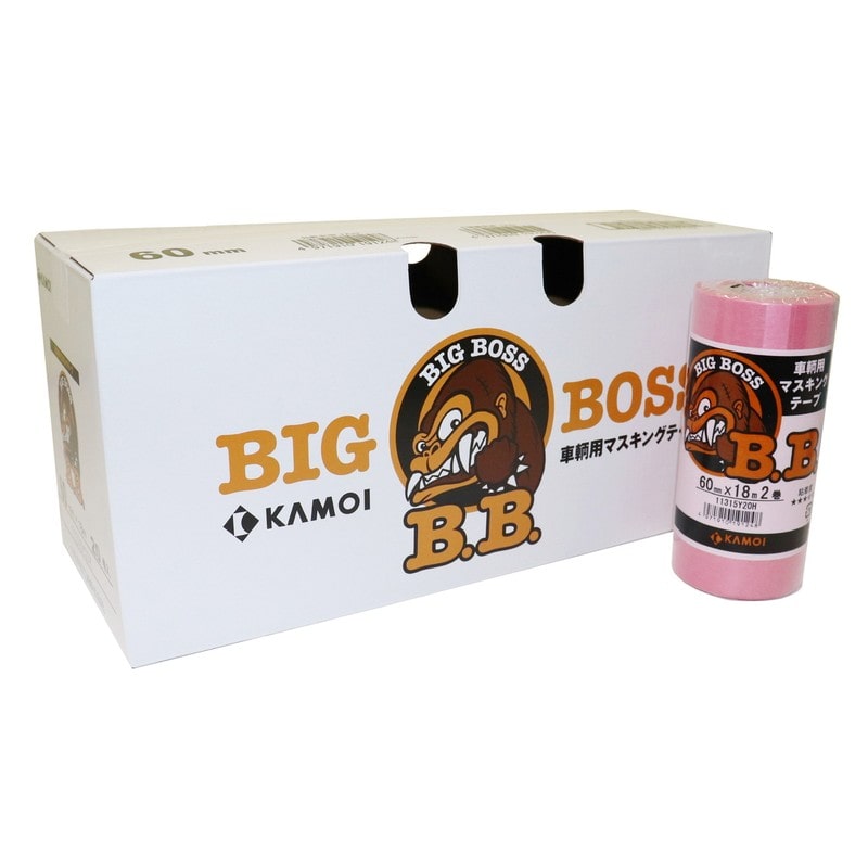 カモ井加工紙 9034954 車両塗装用マスキングテープ 60mm×18m #191255 1個（ご注文単位1個）【直送品】