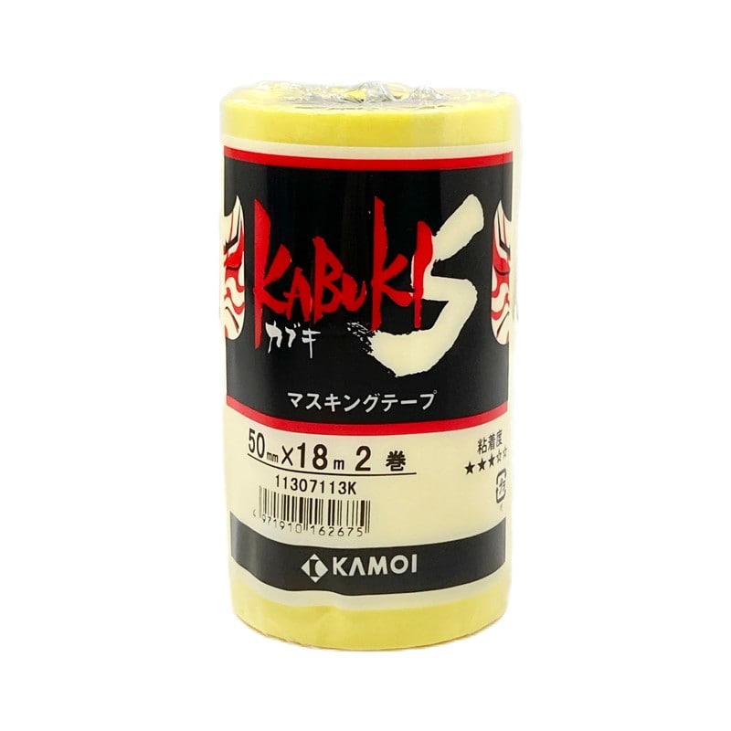 カモ井加工紙 9034816 車両塗装用マスキングテープカブキS50mm×18m #162675 1個(ご注文単位1個)【直送品】