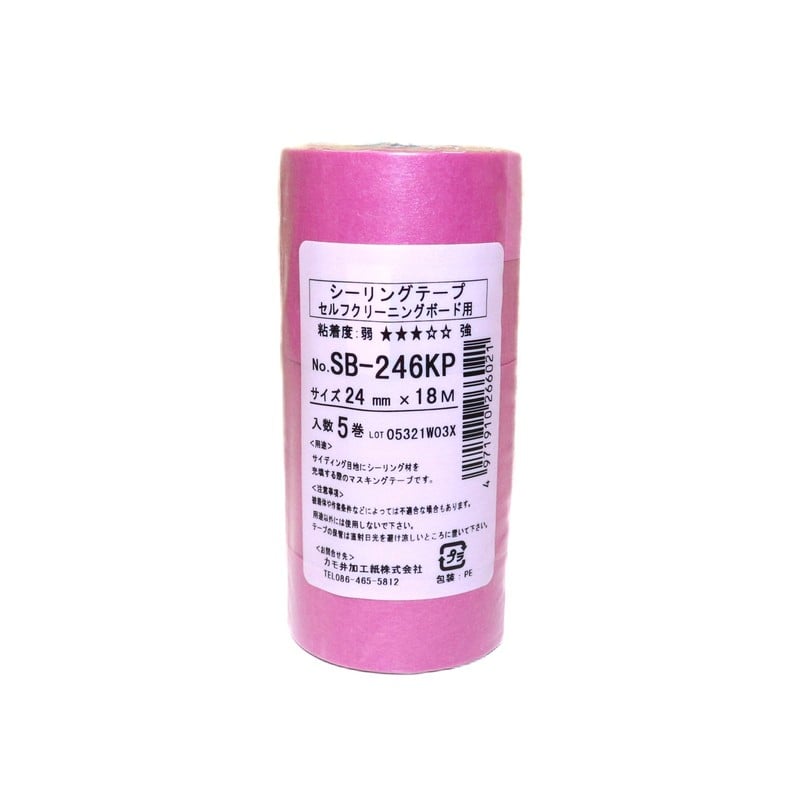 カモ井加工紙 9034911 マスキング No.SB246KP 24mm×18m #266021 1個（ご注文単位1個）【直送品】