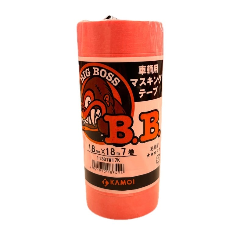 カモ井加工紙 9034829 車両塗装用マスキングテープ 18mm×18m #187494 1個(ご注文単位1個)【直送品】