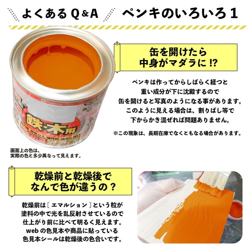カンペハピオ 9000750 油性ウレタンガード オレンジ 0.2L #00037640441002 1個（ご注文単位1個）【直送品】