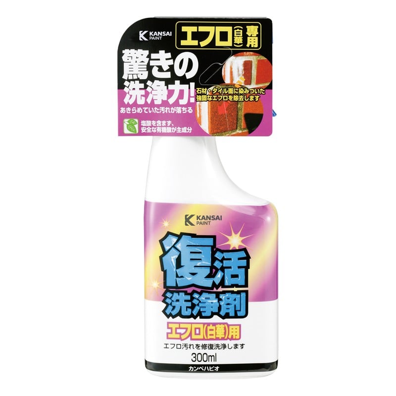 カンペハピオ 9002476 復活洗浄剤 エフロ用 300ML #00017660062300 1個（ご注文単位1個）【直送品】