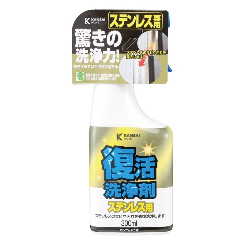 カンペハピオ 9002491 復活洗浄剤 ステンレス用 300ML #00017660032300 1個（ご注文単位1個）【直送品】