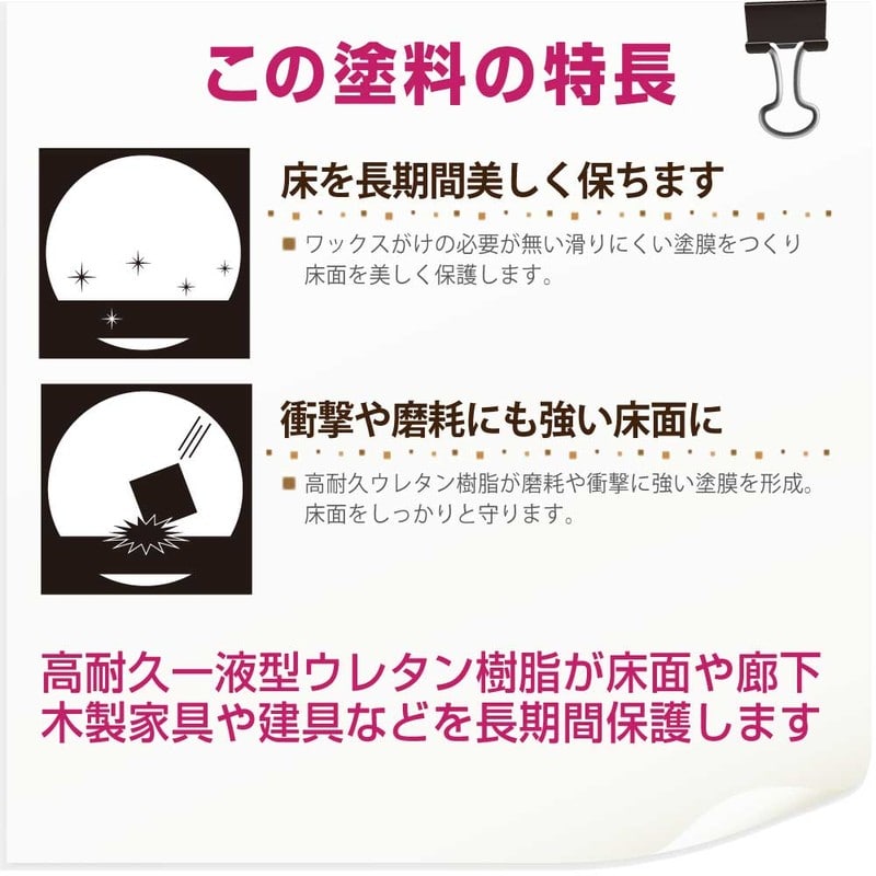 カンペハピオ 9001976 油性ウレタン床用ニス とうめい 1.6L #00267644001016 1個(ご注文単位1個)【直送品】