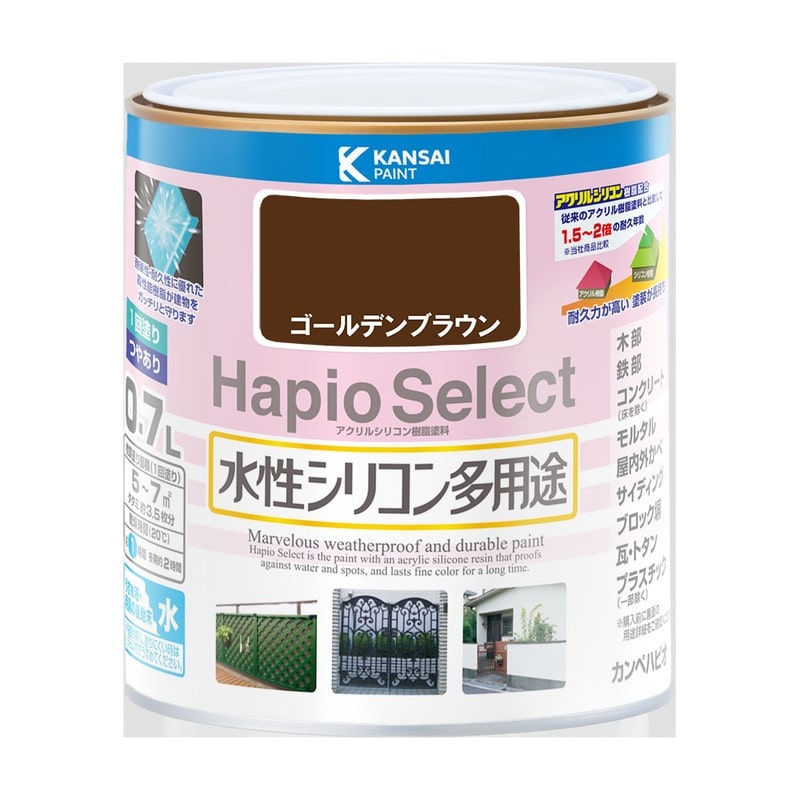 カンペハピオ 9000090 ハピオセレクト ゴールデンブラウン 0.7L #00017650661007 1個（ご注文単位1個）【直送品】