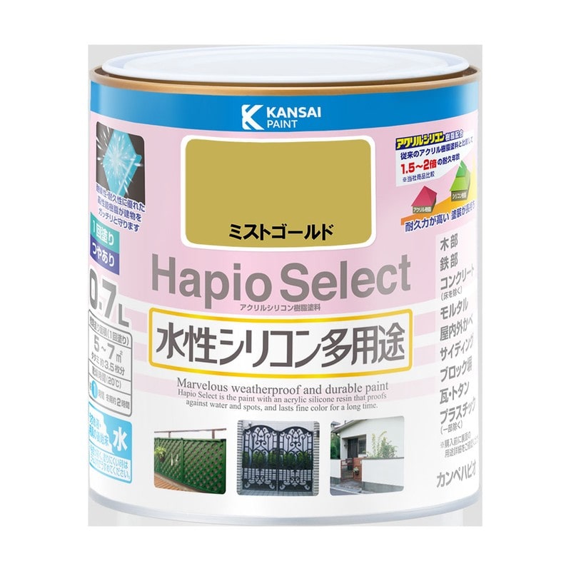 カンペハピオ 9000104 ハピオセレクト ミストゴールド 0.7L #00017650201007 1個（ご注文単位1個）【直送品】