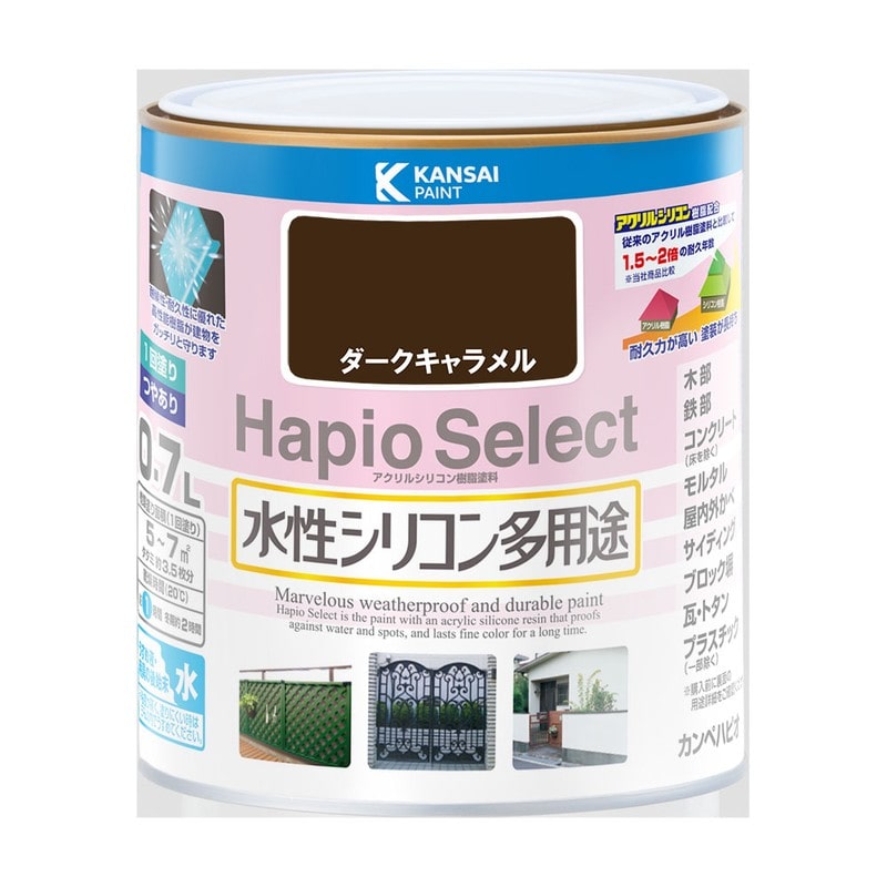 カンペハピオ 9000107 ハピオセレクト ダークキャラメル 0.7L #00017650501007 1個（ご注文単位1個）【直送品】