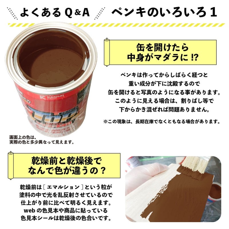 カンペハピオ 9000633 油性トップガード 茶色 0.4L #00017640041004 1個(ご注文単位1個)【直送品】