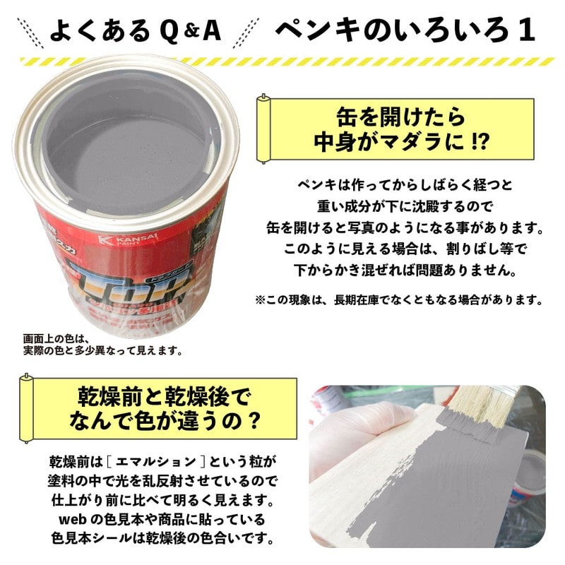 カンペハピオ 9000635 油性トップガード ぎん黒 0.4L #00017645111004 1個(ご注文単位1個)【直送品】