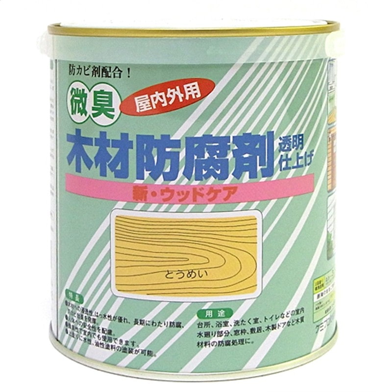 カンペハピオ 9001883 新・ウッドケア とうめい 1.6L #00147670020000 1個(ご注文単位1個)【直送品】