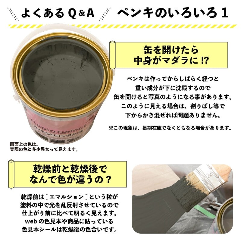 カンペハピオ 9000017 ハピオセレクト ダークグレー 0.2L #00017650091002 1個（ご注文単位1個）【直送品】