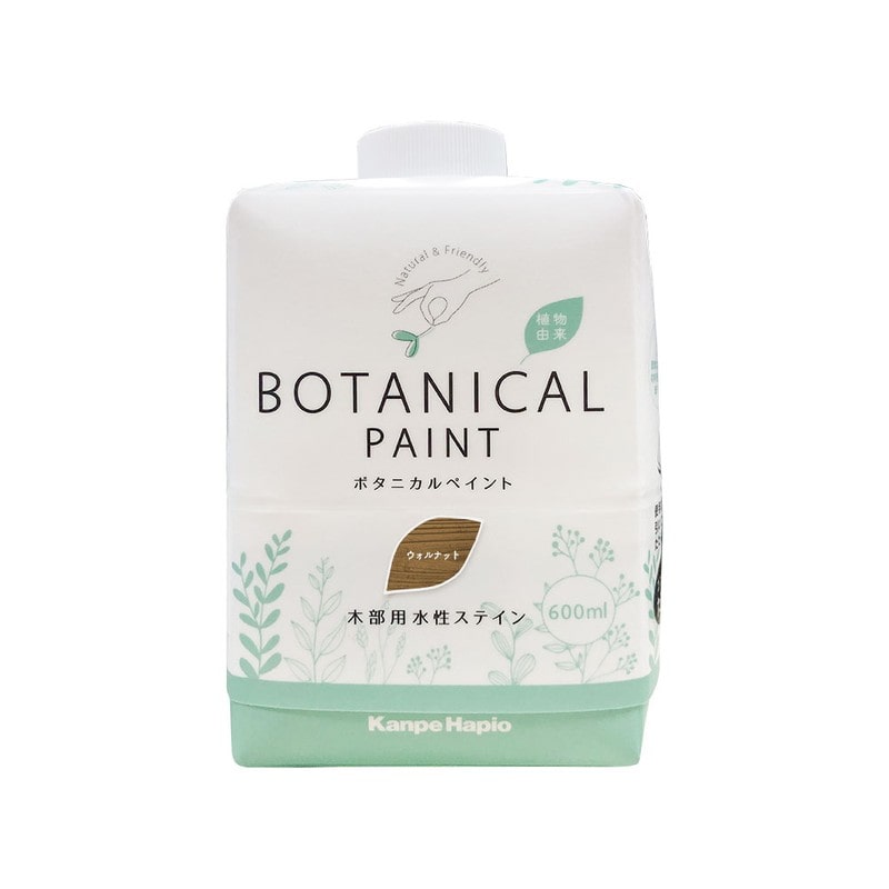カンペハピオ 9025084 ボタニカルペイント ウォルナット 600ml 1個（ご注文単位1個）【直送品】