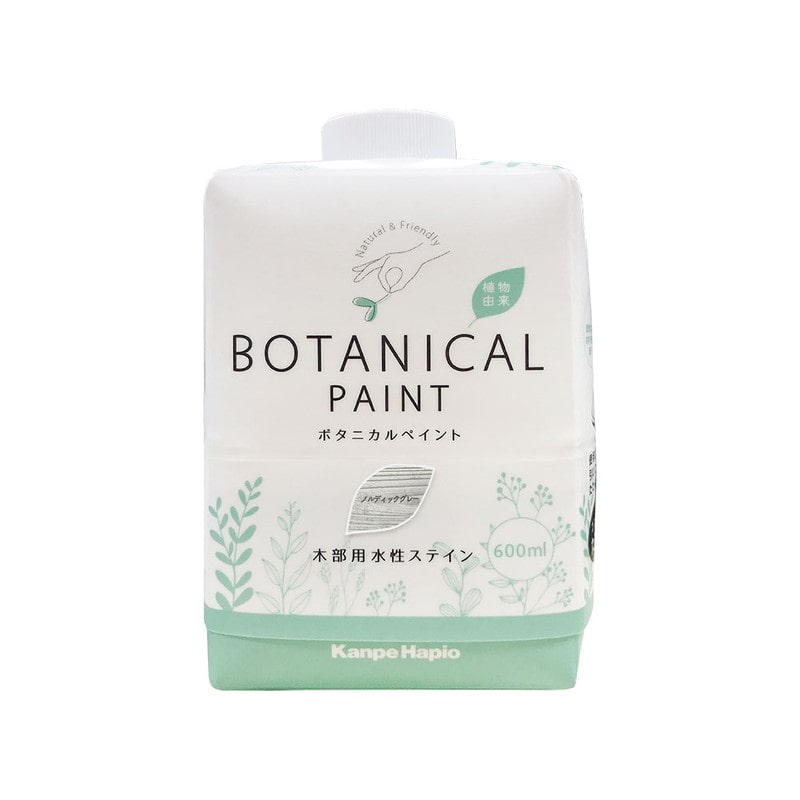 カンペハピオ 9025090 ボタニカルペイント ノルディックグレイ 600ml 1個（ご注文単位1個）【直送品】