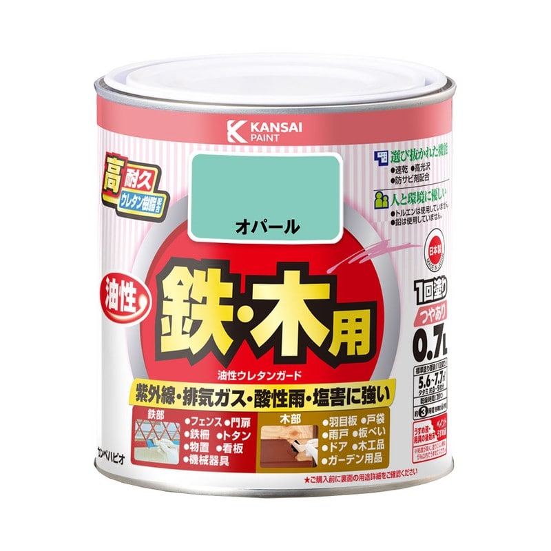 カンペハピオ 9000782 油性ウレタンガード オパール 0.7L #00037640351007 1個（ご注文単位1個）【直送品】