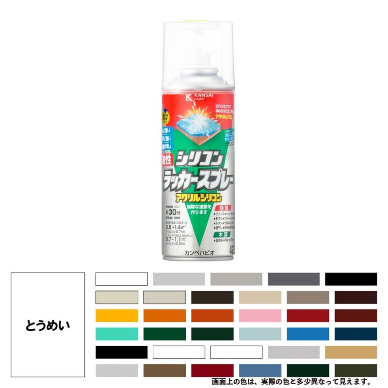 カンペハピオ 9002138 油性シリコンラッカースプレー とうめい 420ML #00587644002420 1個(ご注文単位1個)【直送品】