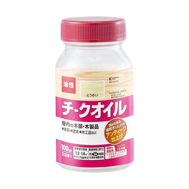 カンペハピオ 9002096 チークオイルA とうめい 100ML #00337644992100 1個（ご注文単位1個）【直送品】