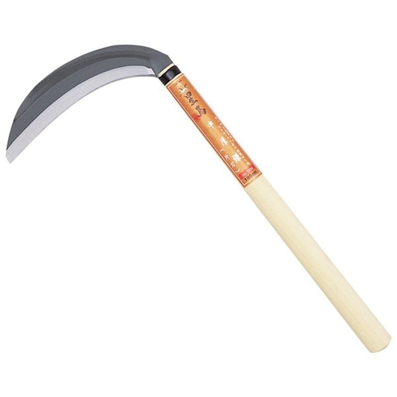 キンボシ 309137 星馬中厚鎌片刃195mm丸 #1558 1個(ご注文単位1個)【直送品】