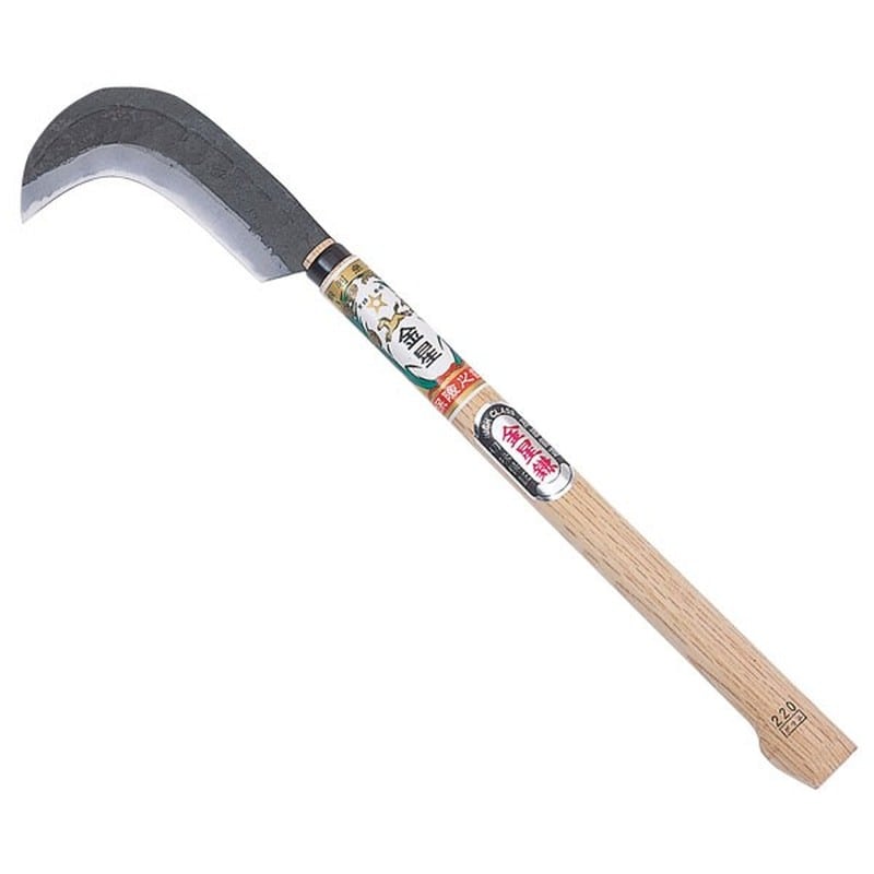 キンボシ 309445 GS #120301 金星Aのぼり鎌220g 柄付 1個（ご注文単位1個）【直送品】