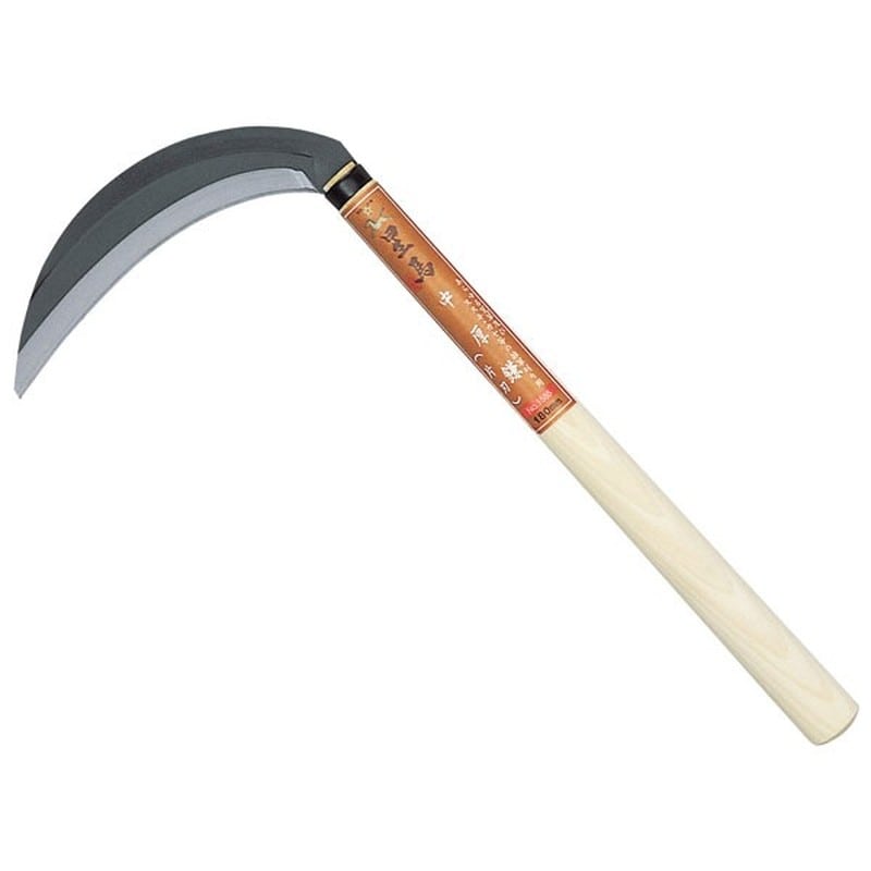 キンボシ 309136 GS #1555 星馬 中厚鎌 片刃180mm丸 1個（ご注文単位1個）【直送品】