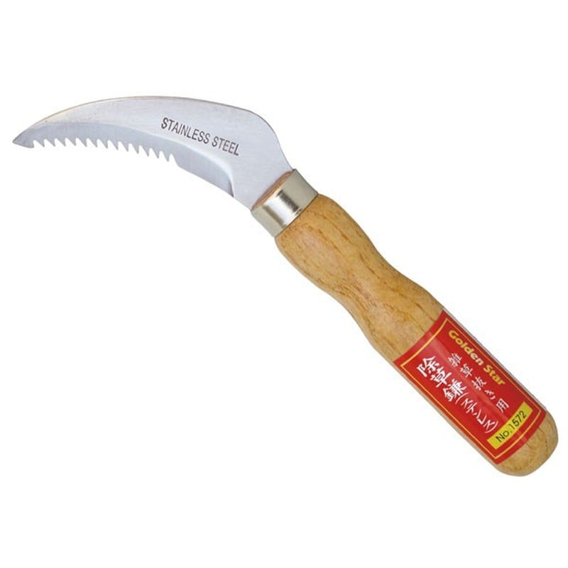 キンボシ 309980 GS ステンレス雑草鎌 #1572 1個（ご注文単位1個）【直送品】