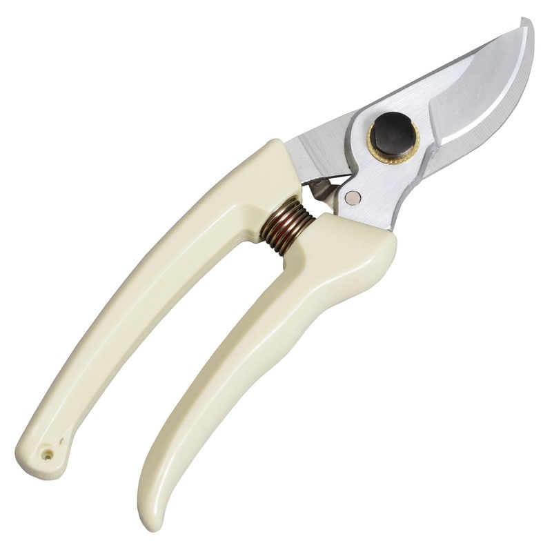 キンボシ 320189 兼次プラ柄剪定鋏アイボリー #2278 1個(ご注文単位1個)【直送品】