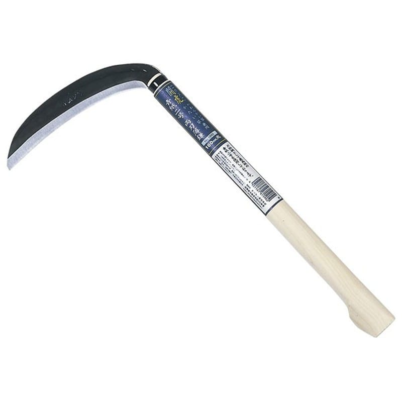 キンボシ 309132 GS #1590闘虎青紙二両刃薄鎌180丸 尻付 1個(ご注文単位1個)【直送品】