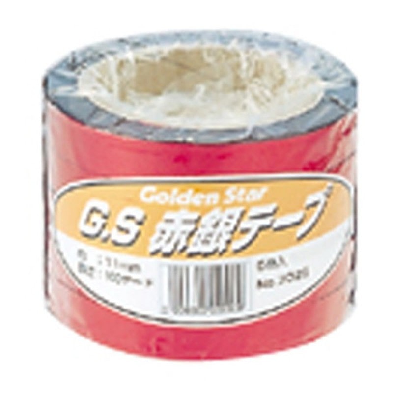 キンボシ 309590 #7026 GS赤銀テープ11mm100ヤード5P 1個（ご注文単位1個）【直送品】