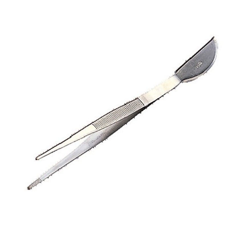 キンボシ 309270 GS #3514 兼次 ヘラ付ピンセット 1個（ご注文単位1個）【直送品】