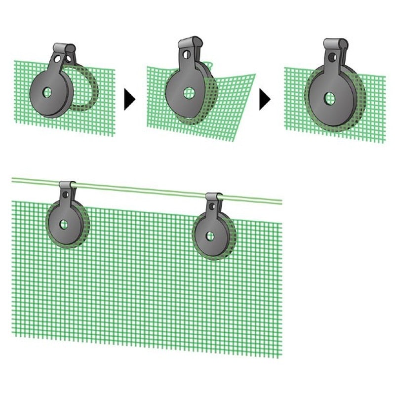 キンボシ 309976 GS #7040 マルフック 4個入 1個（ご注文単位1個）【直送品】