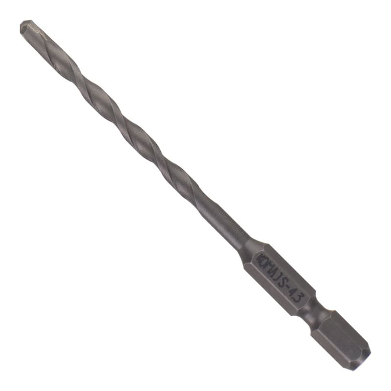 コマドリル 4342951 六角軸振動用充電ドリル 3本組 4.3mm #076683 1個（ご注文単位1個）【直送品】