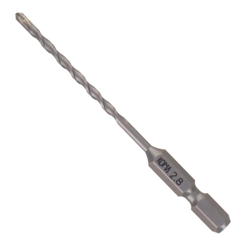 コマドリル 4340143 六角軸充電ドライバードリル 2.8mm #076602 1個（ご注文単位1個）【直送品】