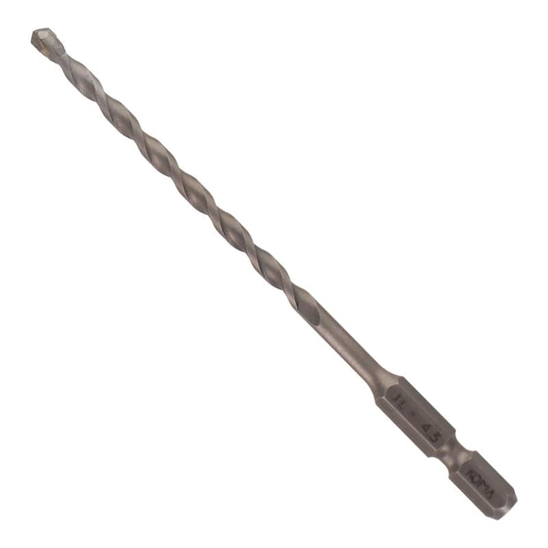 コマドリル 4342894 六角軸充電ドライバードリル ロング 4.3mm #076627 1個（ご注文単位1個）【直送品】