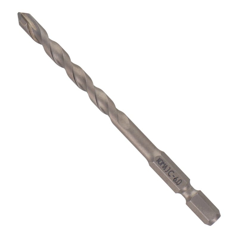 コマドリル 4340180 六角軸磁器タイル用充電ドリル 6.0mm 1個(ご注文単位1個)【直送品】