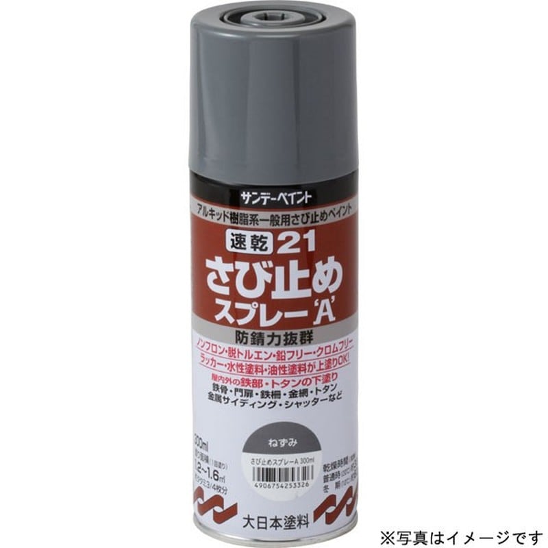サンデーペイント 9020897 21速乾さび止スプレーA 白 300ml #263745 1個（ご注文単位1個）【直送品】
