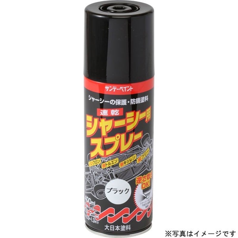 サンデーペイント 9022000 シヤーシー用スプレー クリヤー 400ml #266425 1個（ご注文単位1個）【直送品】