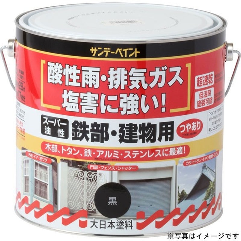サンデーペイント 9020765 スーパー油性鉄部建物 ブラウン 3L #251476 1個(ご注文単位1個)【直送品】